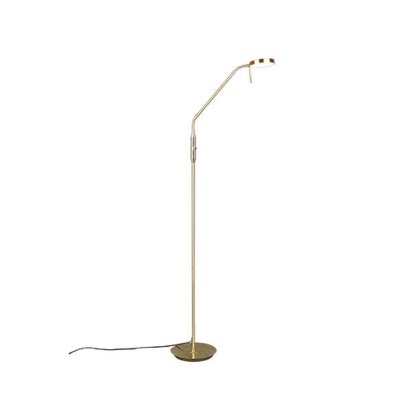 Monza LED floor lamp matt brass image 1