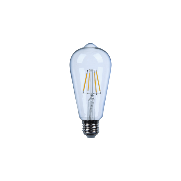 LED-E-ST64-FILA-E27-7W-DIM-2700K-CL image 1