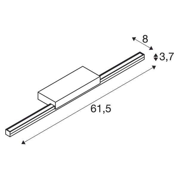 GLENOS 60 LED 12W, 1170lm, CCT Switch 3000K/4000K, black image 5