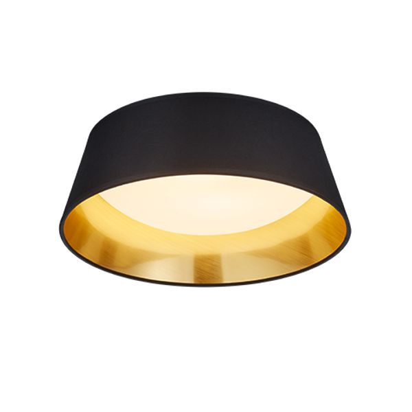 Ponts LED ceiling lamp 34 cm black/gold image 1