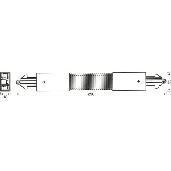 Tracklight accessories FLEXIBLE CONNECTOR WHITE image 9