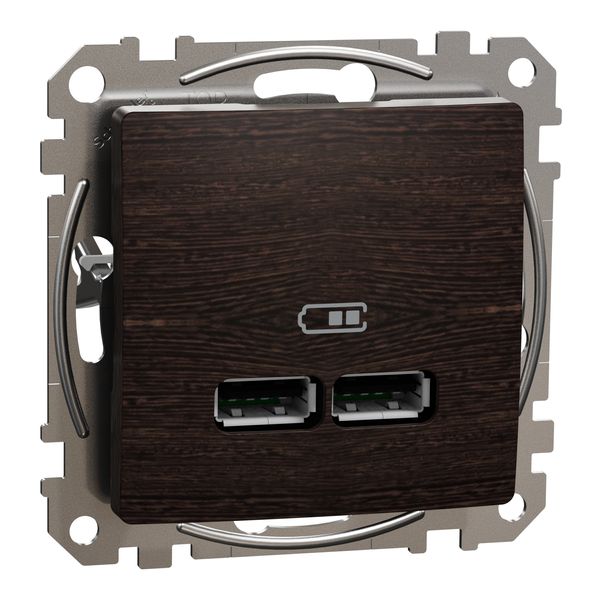 Sedna USB ladetajs A + A 2,1A,wenge image 2