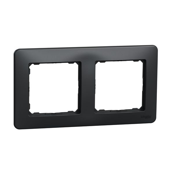 Sedna Design & Elements, Frame 2 gang, professional, anthracite image 4