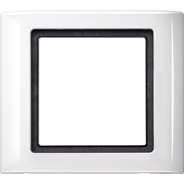 Aquadesign frame, 1-gang, polar white image 4