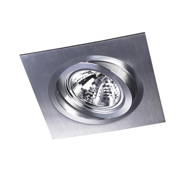 Helium QR111 Recessed Light Aluminium image 1