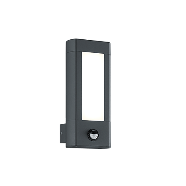 Rhine LED wall lamp anthracite motion sensor image 1