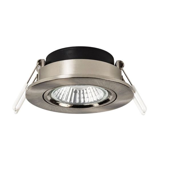 Downlight slim 200-240V  6W 2700K 400Lm 36D Ra90 Dim nickel image 1