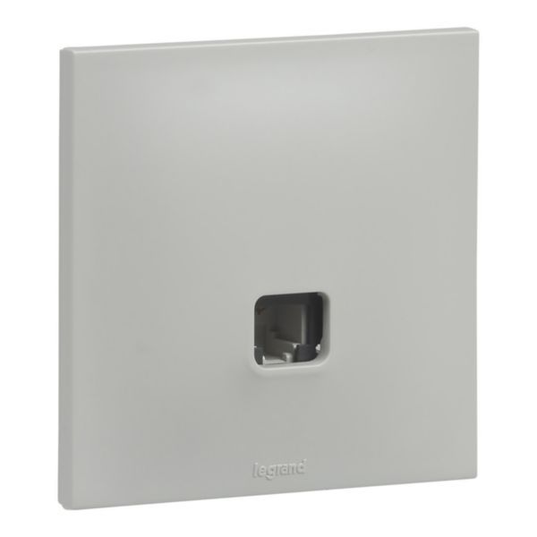 RJ11 Urbano telephone socket gray finish image 1