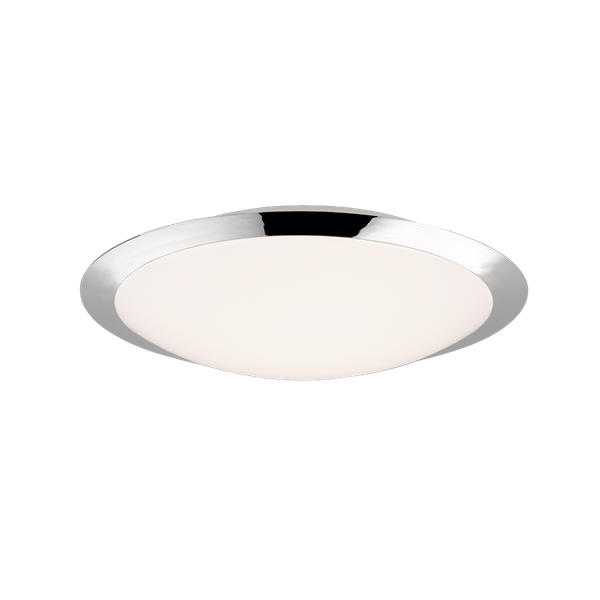 Umberto H2O LED ceiling lamp 42 cm chrome image 1