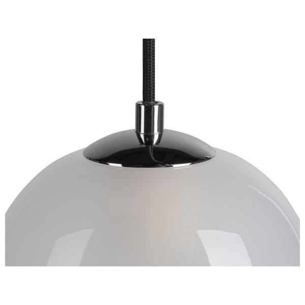 PANTILO OVAL PD, E27 pendant light, white/chrome image 6