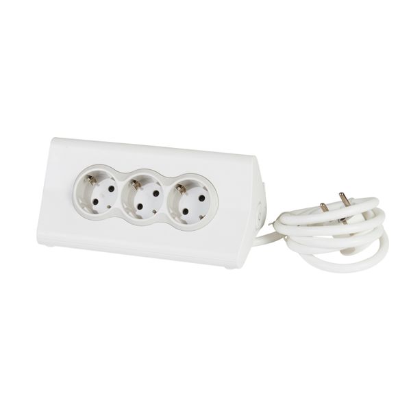 MOES TAB SUPPORT SCHUKO 3X2P+E 1 SWITCH 2XUSB A 1,5M PVC CORD WHITE image 30