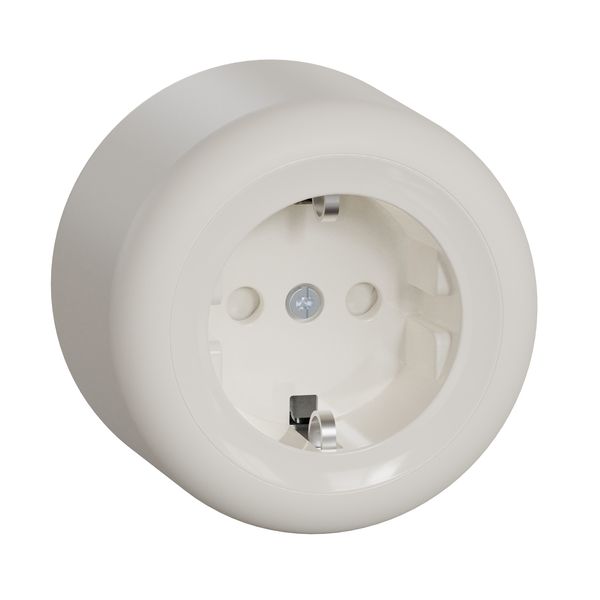 Renova Surf SSO Earth Screwless White Socket image 3