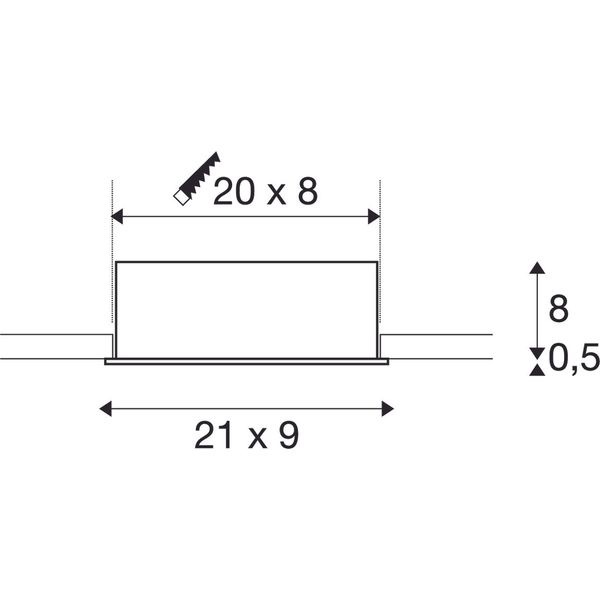 KADUX  LED Triple DL Set, 3000K, 38ø, matt black image 1