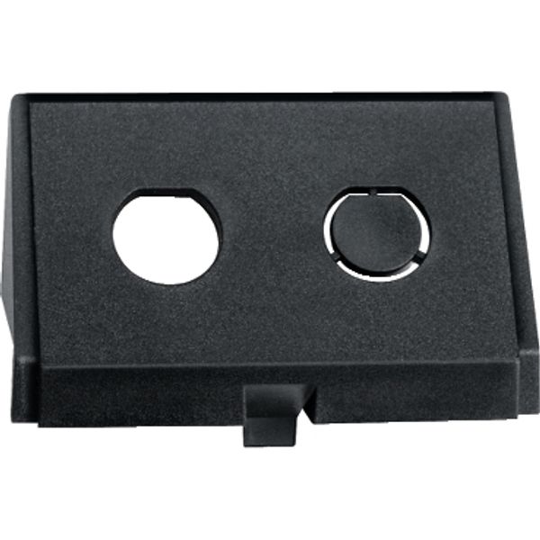 Insert for BNC/TNC sockets, black, System M, Artec/Trancent/Antique image 2