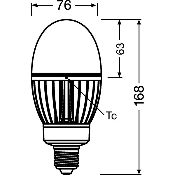 HQL LED PRO 3600 lm 29 W/2700 K E27 image 5