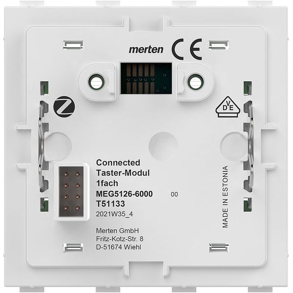 Connected button module, 1-gang, system design image 1