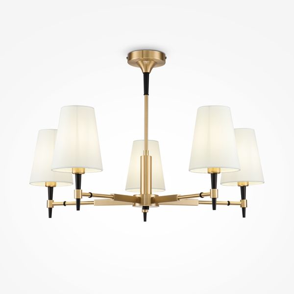 Modern Vesper Pendant Lamp White with Gold image 1