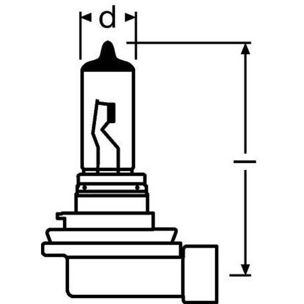 64211-01B 55W 12V PGJ19-2 BLI1DK OSRAM image 2