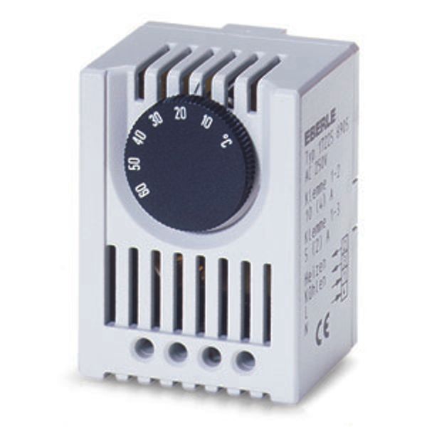 Temperature controller for control cabinet 10-60C, AC 230V, 1CO, 10/5 A for H or K image 2