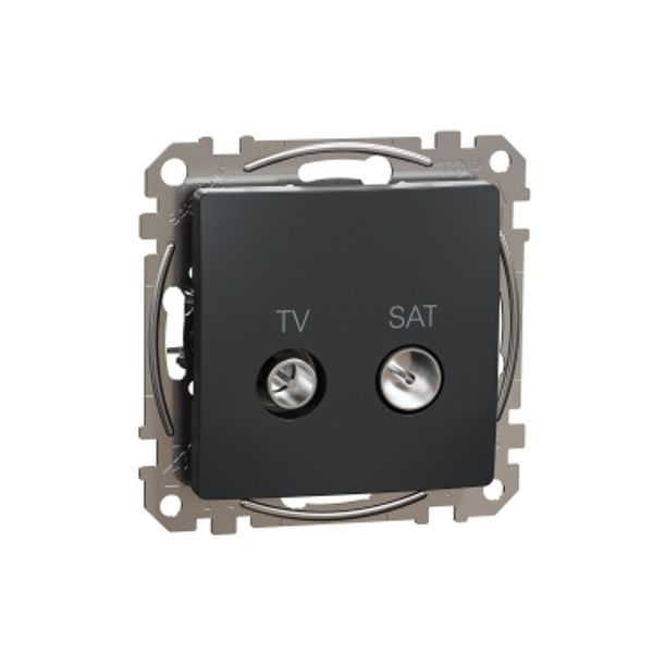 TV/SAT connector 4db, Sedna, Anthracite image 2