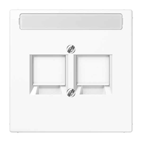 Centre plate for MJ f. 2 sockets LS1969-2NAWEWW image 1