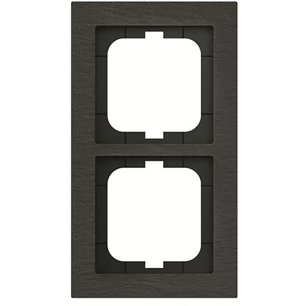 1722-290 Cover Frame Busch-axcent® slate grey image 1