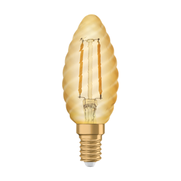 LED Esssence Ambiente LUX Candle, RL-CW22 824/C/E14 FIL Gold image 1