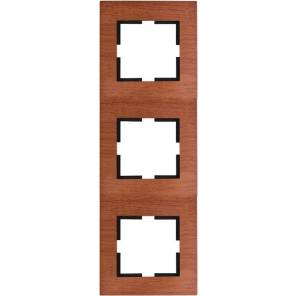 Novella Accessory Wooden - Walnut Tree Three Gang Frame image 1