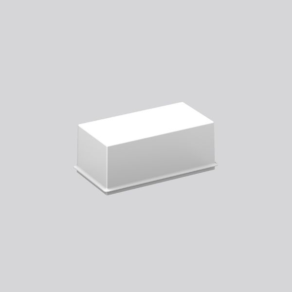 Replacement cover, plastic glass L 215 B 115 H 86 colour: white image 1