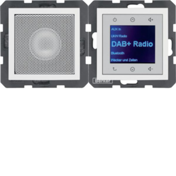 Radio Touch with Loudspeaker DAB+ S.1/B.x polar white glossy image 1