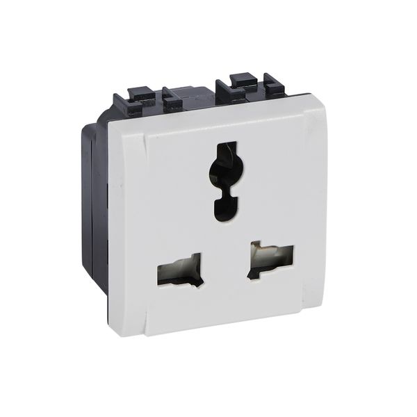 LL - MULTISTANDARD SOCKET 2 MOD WHITE image 1