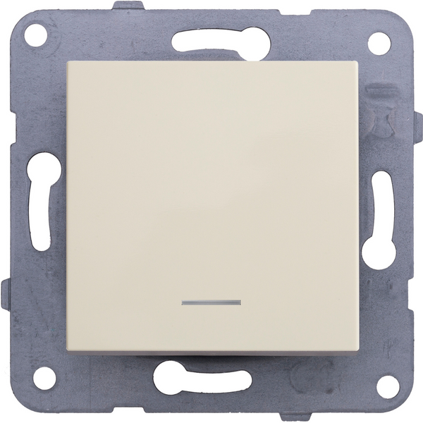 Karre Plus-Arkedia Beige Illuminated Switch image 1