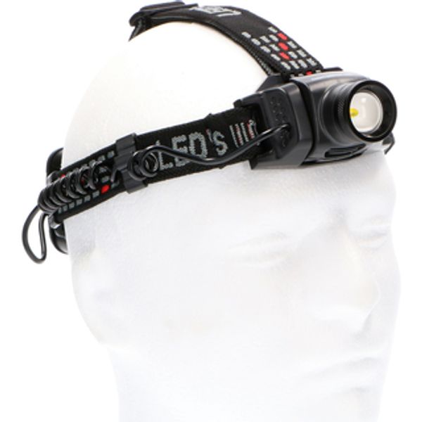 Headlamp - 6W 400Lm IP44 3xAA - CREE Zoom image 1