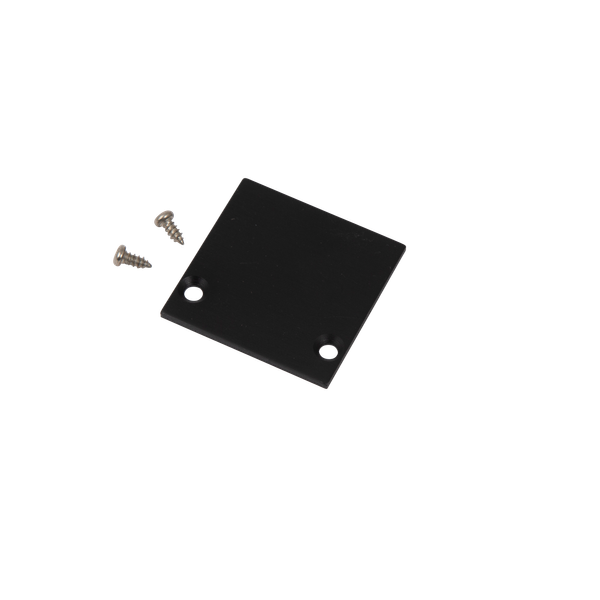 End Cap w/o hole for Suspended Profile 35x35mm IP20 Black image 2