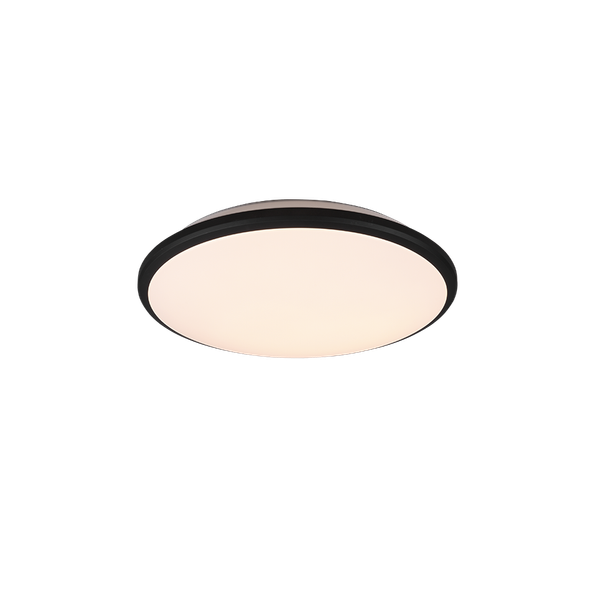 Limbus LED ceiling lamp 34 cm matt black image 1