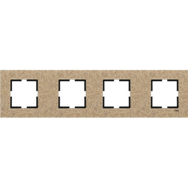 Novella Accessory Corian - Sandstone Four Gang Frame image 1