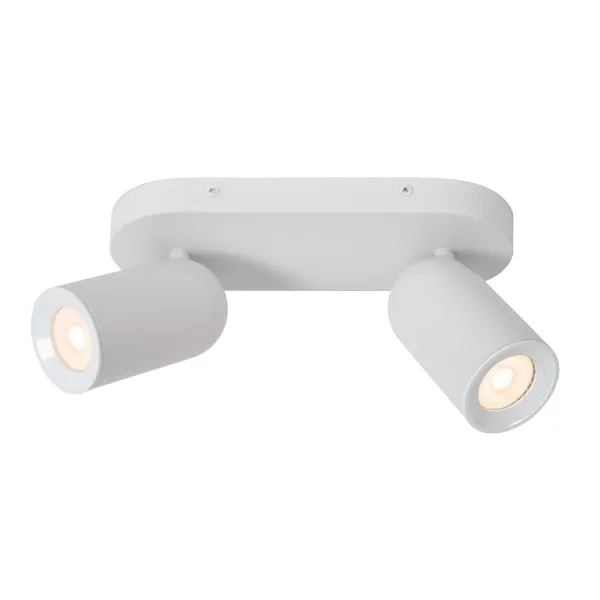 PUNCH Ceiling spot.-White-2xGU10-35W-Metal image 1