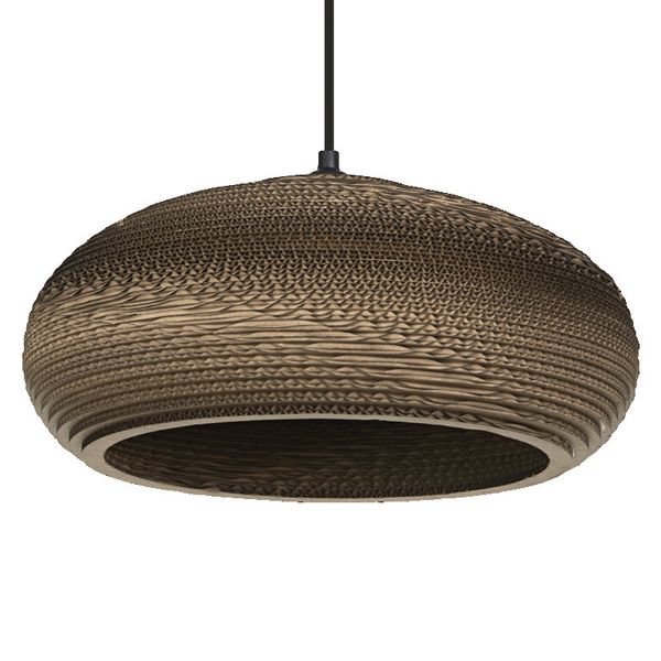 DECOR CARDBOARD DROP PENDANT E27 LEDV image 1