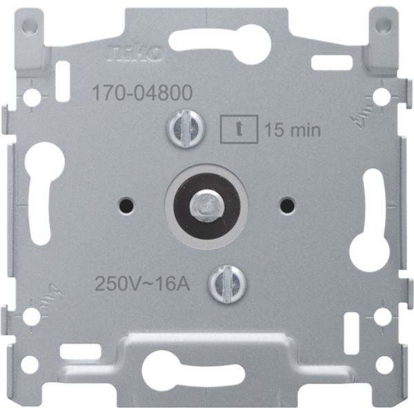 Base for 2-pole timer, adjustable up to 15 minutes, 16 A/250 Vac, scre image 1