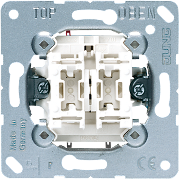 2-gang switch insert 1-pole, 1-way 505U image 1