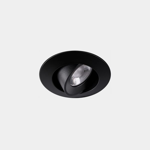 Downlight Play Flat Round Adjustable 17.7W LED warm-white 3000K CRI 90 33º DALI-2 Black IP23 1693lm image 1