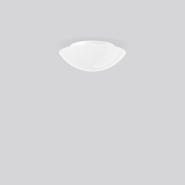 Flat Basic, white, on/off Ceiling and wall luminaires, D 300 H 106, Op image 1