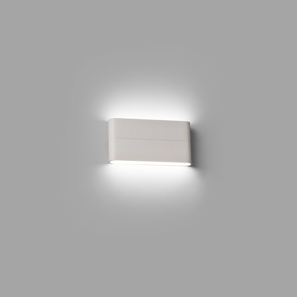 ADAY-2 LED WHITE WALL LAMP 2 LED 6W 3000K 950LM CR image 2