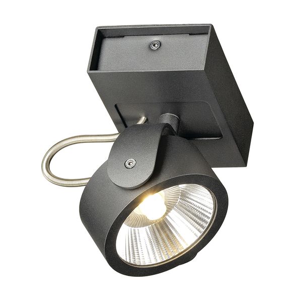 KALU LED 1 Wall and Ceiling luminaire, black, 3000K, 60ø image 3