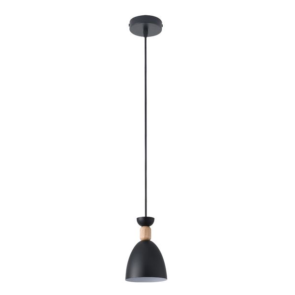 Cloe Ceiling Lamp 1xE27 Black image 1