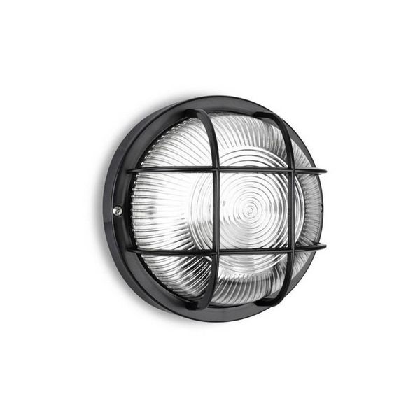 Wall light RONDO E27 60W IP44 black EDM 34353 image 1