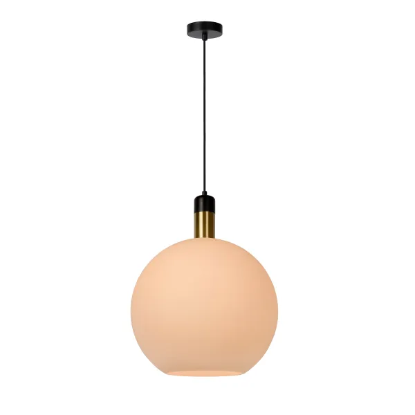 Lucide JULIUS - Pendant light - Ø 40 cm - 1xE27 - Opal image 1