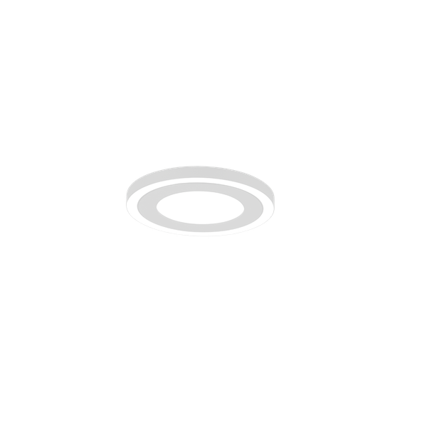 Carus LED ceiling lamp 20 cm matt white image 1