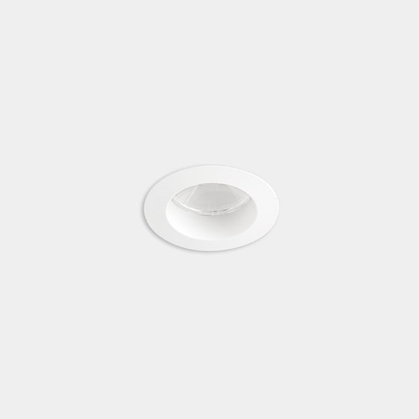 Downlight Play Deep Round Fixed 17.7W LED neutral-white 4000K CRI 90 19º PHASE CUT White IP54 1586lm image 1