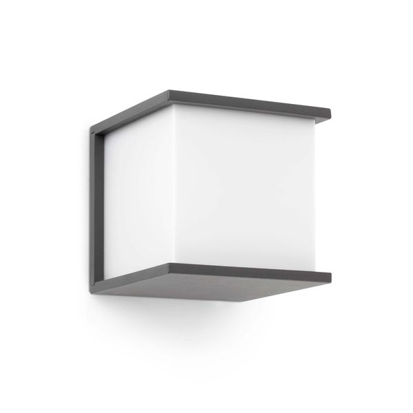 KUBICK DARK GREY WALL LAMP 1 X E27 60W image 1